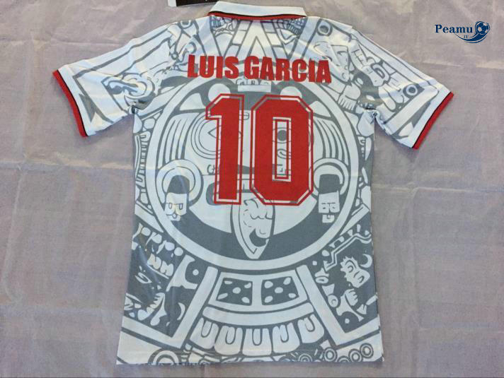 Classico Maglie Mexique Exterieur Bianco (10 Luis garcia) 1998