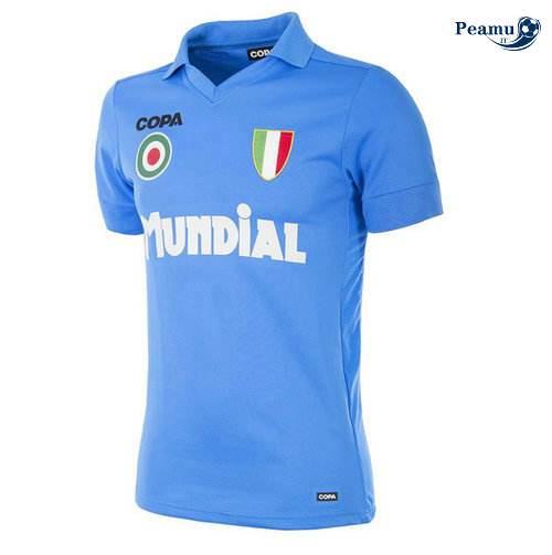 Classico Maglie Naples Bleu clair 1987-88