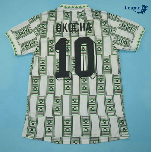 Classico Maglie Nigeria Domicile (10 OKOCHA) Coppa Del Mondo 1994