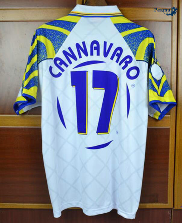 Classico Maglie Parme Calcio Domicile (17 Cannavaro) 1996-97