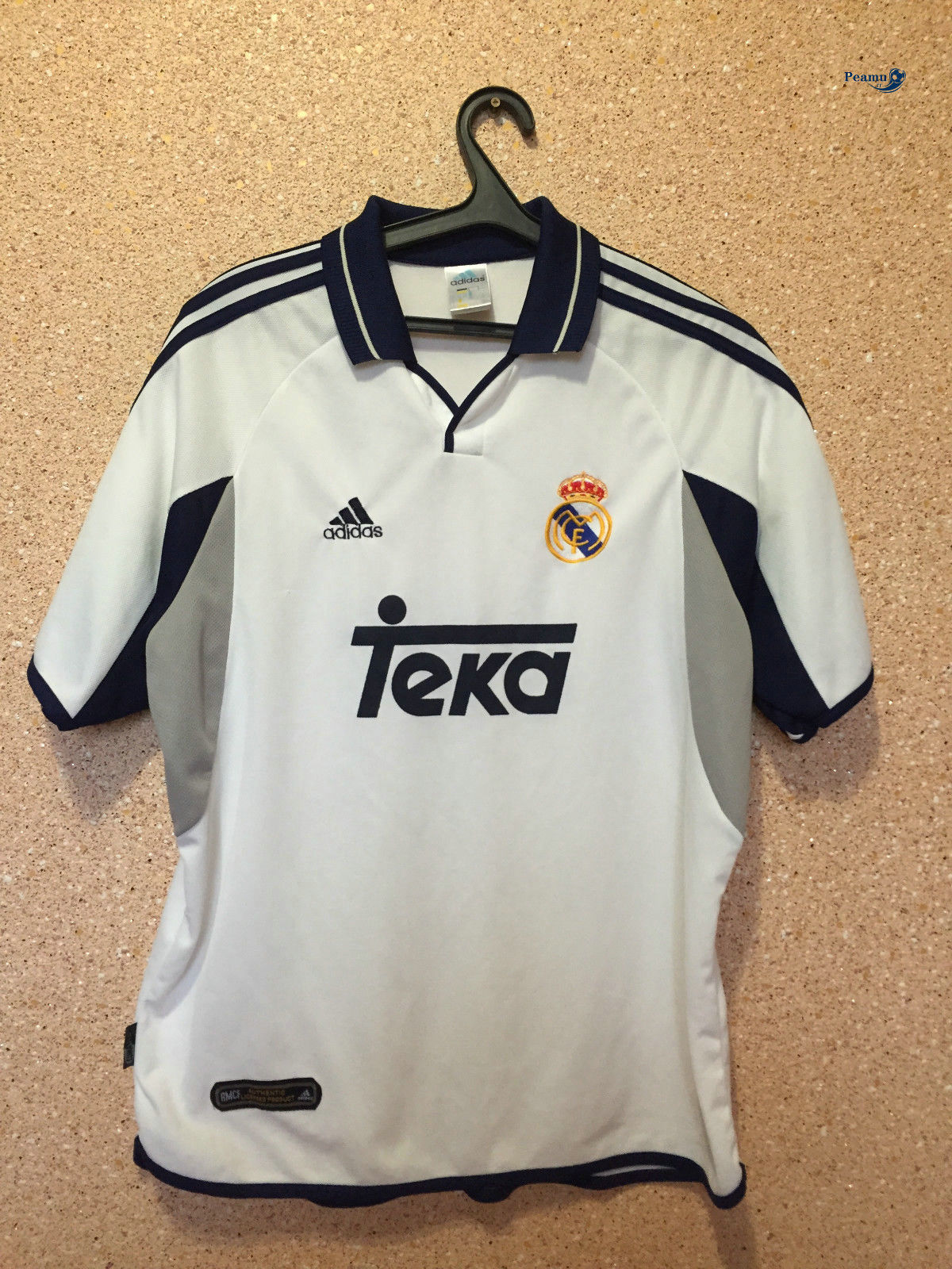 Classico Maglie Real Madrid Domicile 2000-01 Champions League