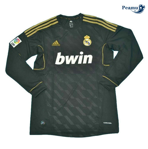Classico Maglie Real Madrid Exterieur Manche Longue Noir 2011-12