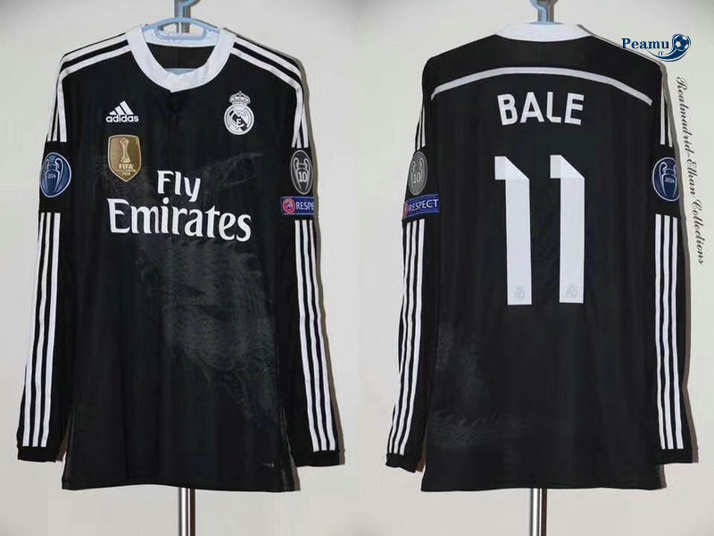 Classico Maglie Real Madrid Manche Longue Third (11 Bale) 2014-15