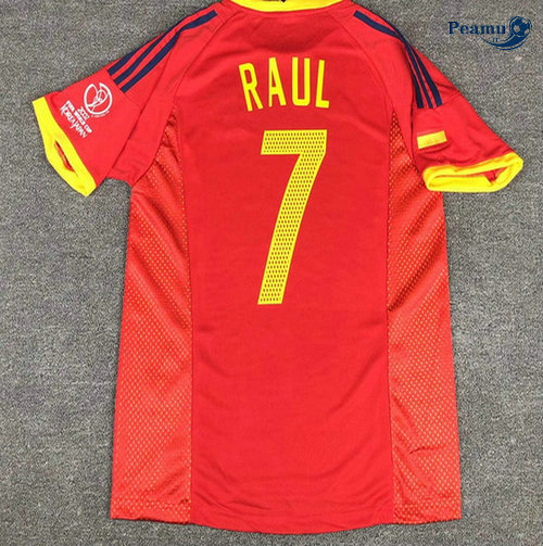 Classico Maglie Espagne Domicile (7 Raul) 2002-2003
