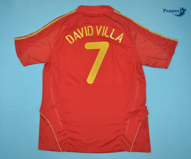 Classico Maglie Espagne Domicile (7 David Villa) 2008