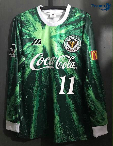 Classico Maglie Verdy Kawasaki Manche Longue Domicile (11 Kazu) 1993-95