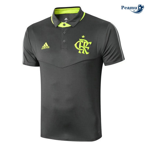 Maillot foot Flamengo Pre-Match Noir/POLO 2019-2020