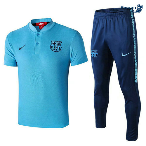 Barcelone POLO Bleu clair 2019-2020