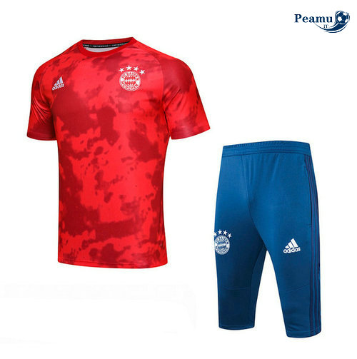 Kit Maillot Entrainement Bayern Munich + Pantalon Rouge/Bleu clair 2019-2020