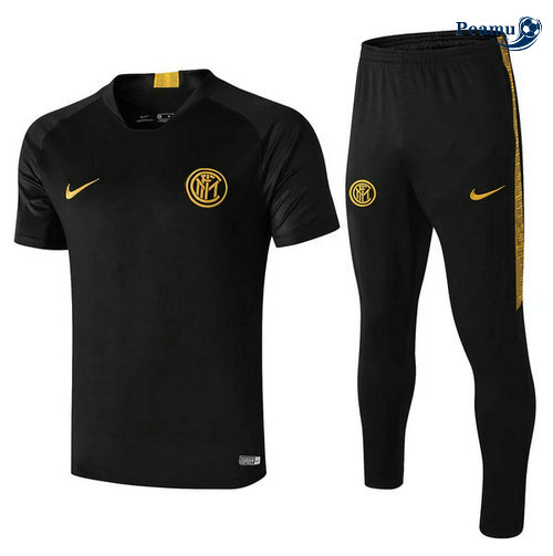 Kit Maillot Entrainement Inter Milan + Pantalon Noir 2019-2020 M022