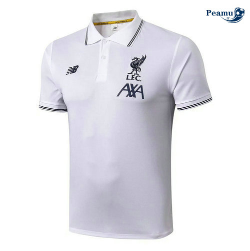 Kit Maillot Entrainement POLO Liverpool + Pantalon Bianco 2019-2020