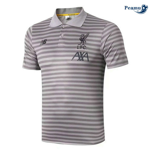 Kit Maillot Entrainement POLO Liverpool + Pantalon Gris 2019-2020 M110