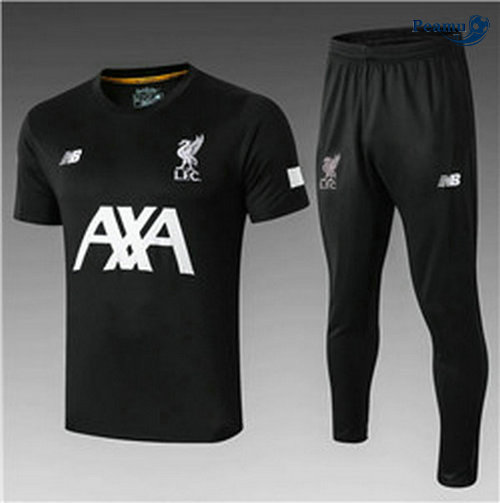 Kit Maillot Entrainement Liverpool + Pantalon Noir 2019-2020 M033