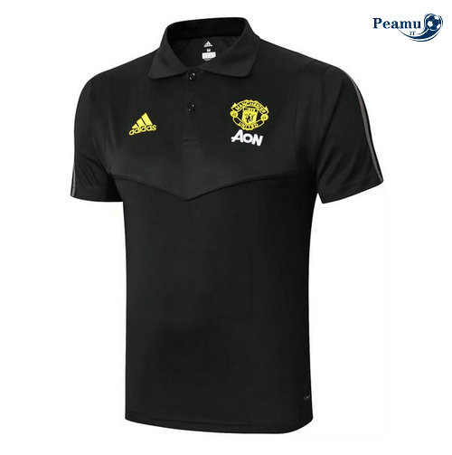 Manchester United POLO Noir 2019-2020
