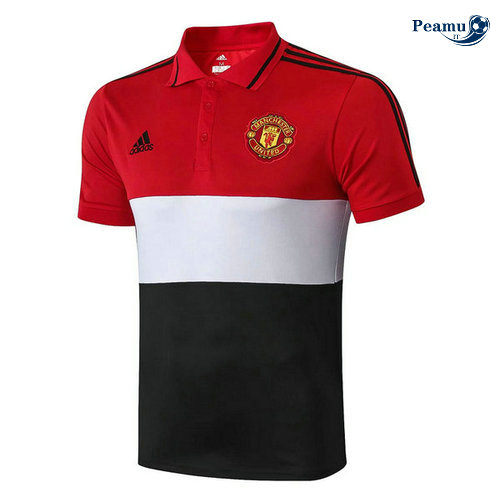 Manchester United POLO Rouge/Noir 2019-2020