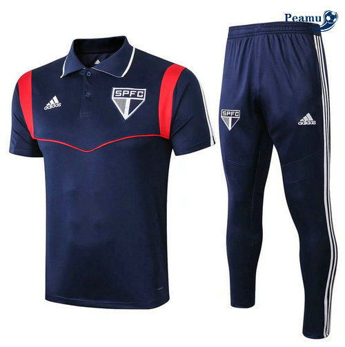 Kit Maillot Entrainement Sao Paulo + Pantalon Bleu clair 2019-2020