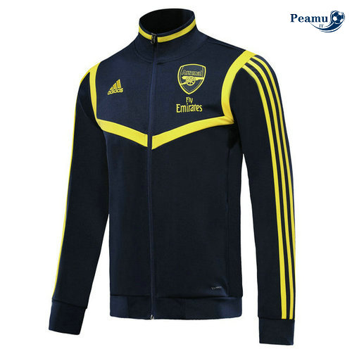 Veste foot Arsenal Bleu navy/Jaune 2019-2020 Collo Alto