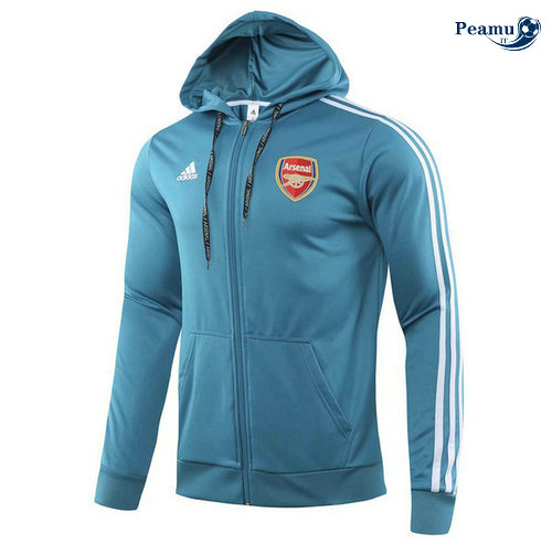 Sweat à capuche Bleu clair Arsenal 2019-2020