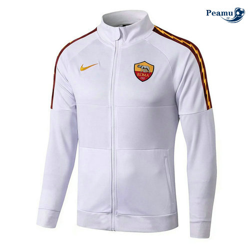 Veste foot AS Rome Bianco/Bleu navy 2019-2020