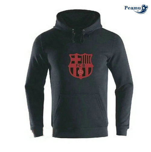 Sweat à capuche Barcelone Noir 2019-2020