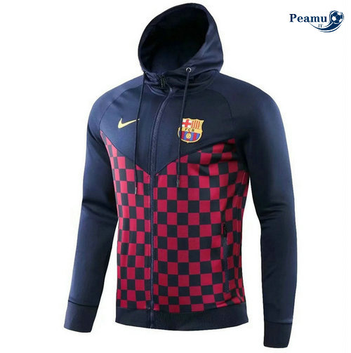 Sweat à capuche Calcio Barcelone Rouge Grille 2019-2020