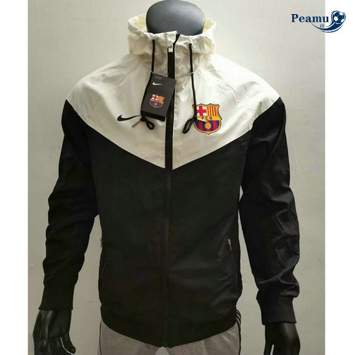 Giacca A Vento Barcelone Bianco/Noir 2019-2020