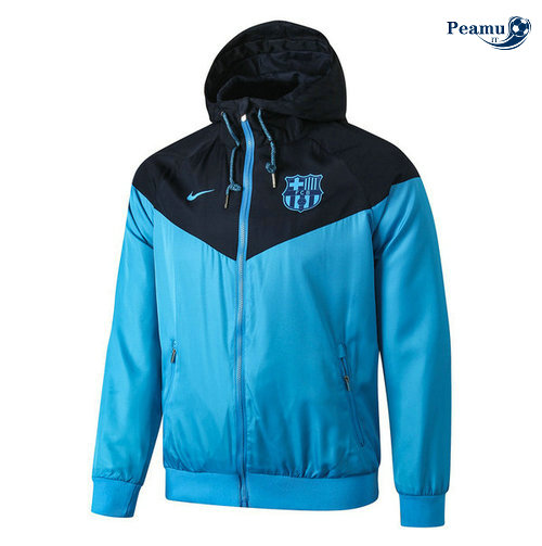 Giacca A Vento Barcelone Bleu clair/Bleu navy 2019-2020