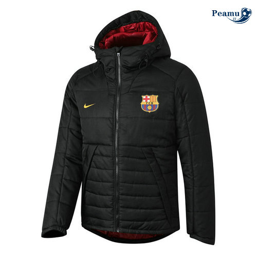 Sweat à capuche Piumino Calcio Barcelone Noir 2019-2020