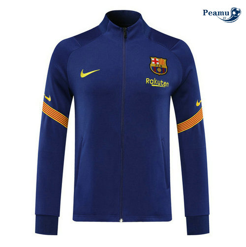 Veste foot Barcelone Bleu navy 2020-2021