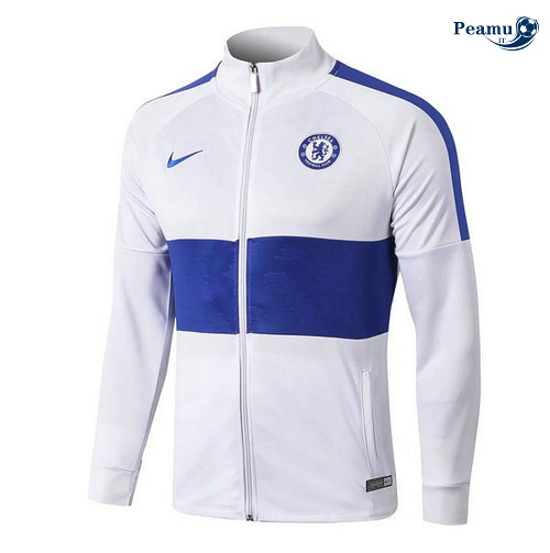 Veste foot Chelsea Bianco/Bleu navy 2019-2020