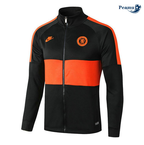 Veste foot Chelsea Noir/Jaune 2019-2020