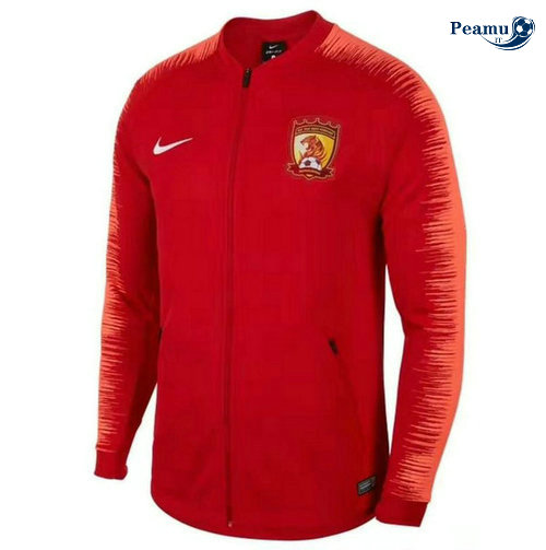 Veste foot Guangzhou Chine Rouge 2019-2020