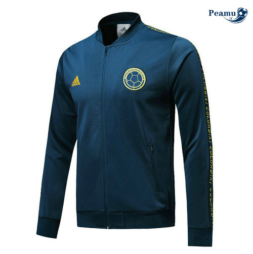 Veste foot Colombie Bleu navy 2019-2020