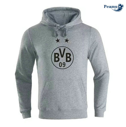 Sweat à capuche Borussia Dortmund Gris 2019-2020