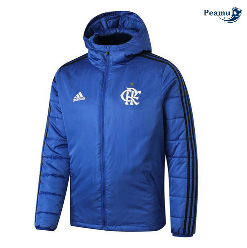 Sweat à capuche Piumino Calcio Flamengo Bleu clair 2019-2020