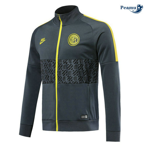 Veste foot Gris foncé Inter Milan 2019-2020