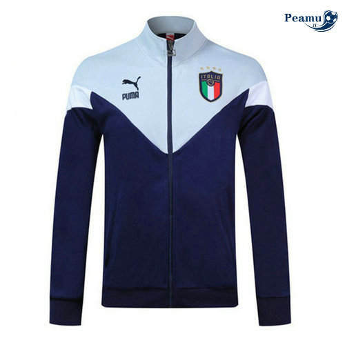 Veste foot Italie Bleu navy/Bianco 2019-2020