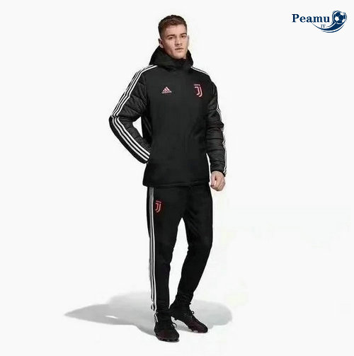 Sweat à capuche Piumino Calcio Juventus Gris/Verde 2019-2020