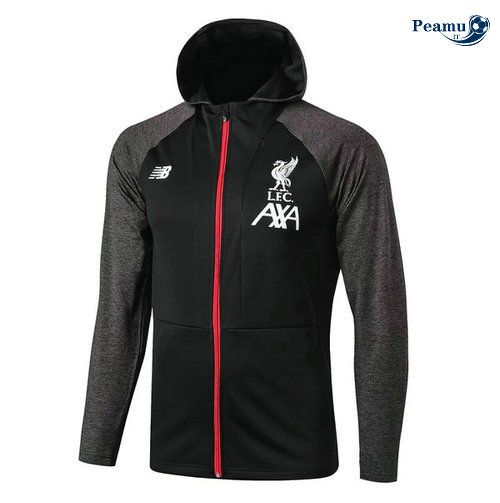 Sweat à capuche Noir Liverpool 2019-2020
