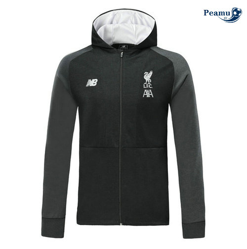 Sweat à capuche Calcio Liverpool Noir 2019-2020