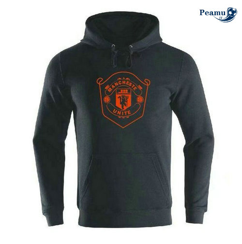 Sweat à capuche Noir Manchester United 2019-2020