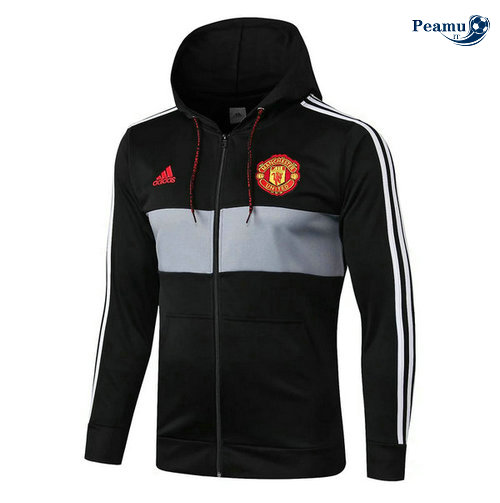 Sweat à capuche Calcio Manchester United Noir 2019-2020