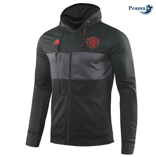 Sweat à capuche Manchester United Noir 2019-2020