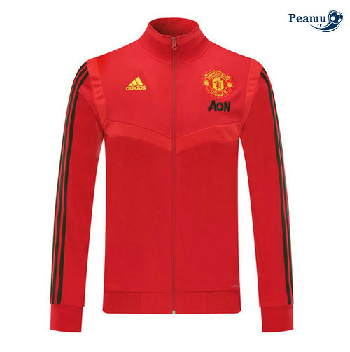 Veste foot Manchester United Rouge/Noir 2019-2020