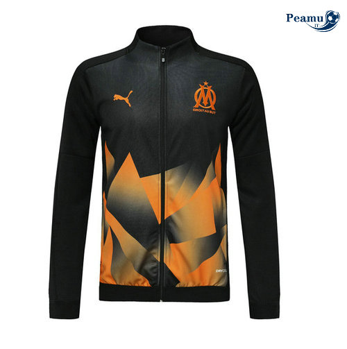 Veste foot Marseille Noir/Arancione 2019-2020