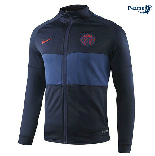 Veste foot PSG Bleu navy 2019-2020 Collo Alto