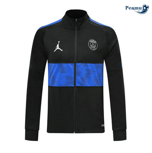 Veste foot PSG Noir/Bleu clair 2019-2020