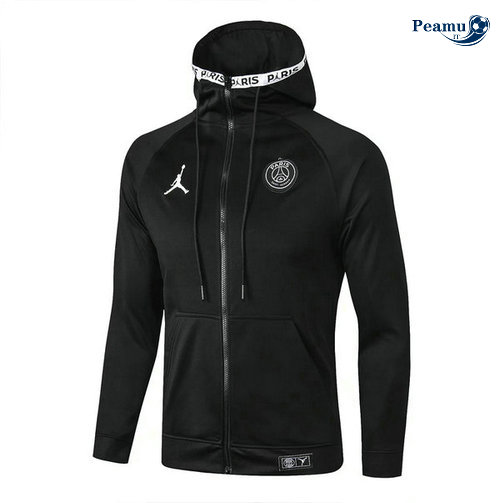Sweat à capuche Noir PSG 2019-2020 M107