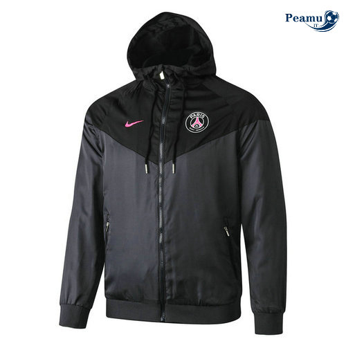 Giacca A Vento Noir PSG 2019-2020