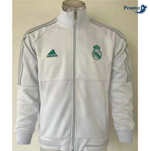 Veste foot Real Madrid Bianco Collo Alto 2019-2020